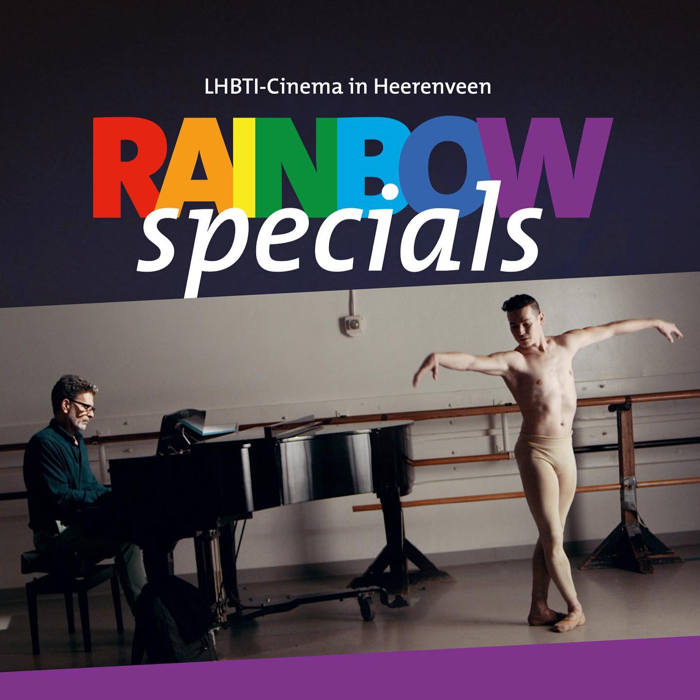 Aanstaande woensdag is de laatste Rainbow Specials film voor de zomerstop. Deze keer kun je kijken naar de film ‘The Accompanist’. Een romantische film over de heilzame werking van muziek en dans.
Woensdag 6 juli om 19.30 uur te zien bij @de.biosheerenveen.
#rbh #film #filmhuis #lhbti #cinema #bios #heerenveen #rainbowspecials