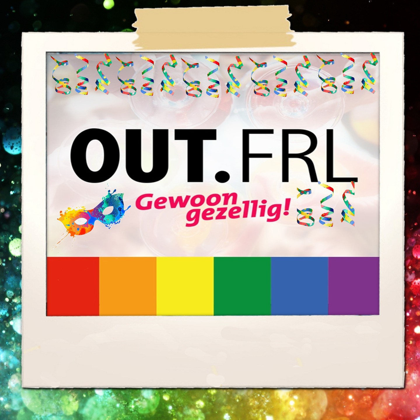 Op veler verzoek vieren we op 10 februari een Kleintje Carnaval dus zet een gek hoedje op of trek een feestelijk pekske aan als je wil dan maken we er met elkaar een vrolijke avond vol gezelligheid van!
Maandelijks is er op de tweede vrijdagavond OUT.frl in het kleurrijke centrum van Heerenveen. Voor LHBTI’s en ieder die zin heeft in een avond zonder hokjes. Een gewoon gezellige meet & greet met muziek en een hapje en drankje. Regelmatig worden er wisselende activiteiten georganiseerd. Alle leeftijden zijn welkom.
Kijk op www.rbh.frl voor actuele informatie en de volledige agenda van RBH.
OUT.frl wordt georganiseerd door Stichting Regenboogbelang Heerenveen.