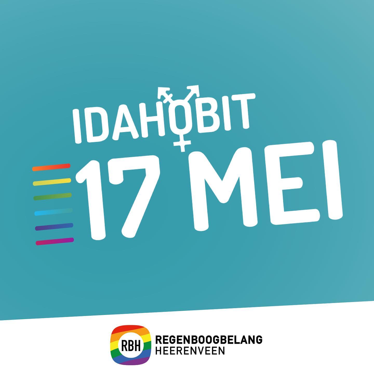 Vandaag is het de Internationale Dag tegen Homo-, Lesbo-, Bi-, Trans- en Interseksefobie (IDAHOBIT). Wereldwijd wordt er op deze dag aandacht gevraagd voor de sociale onwenselijkheid van discriminatie en geweld op grond van seksuele oriëntatie, gender identiteit, expressie of geslachtskenmerken.
Regenboogbelang Heerenveen vindt het belangrijk dat iedereen zichzelf moet kunnen zijn, ongeacht wat anderen van je vinden. Wees trots op jezelf! 🏳️🌈
Kijk voor meer informatie op www.17mei.nl.
#IDAHOBIT #IDAHOT #RBH #weestrotsopjezelf #17mei #Regenboogbelang #Heerenveen #regenbooggemeente #lhbti #friesland
@gem_heerenveen @17mei.nl